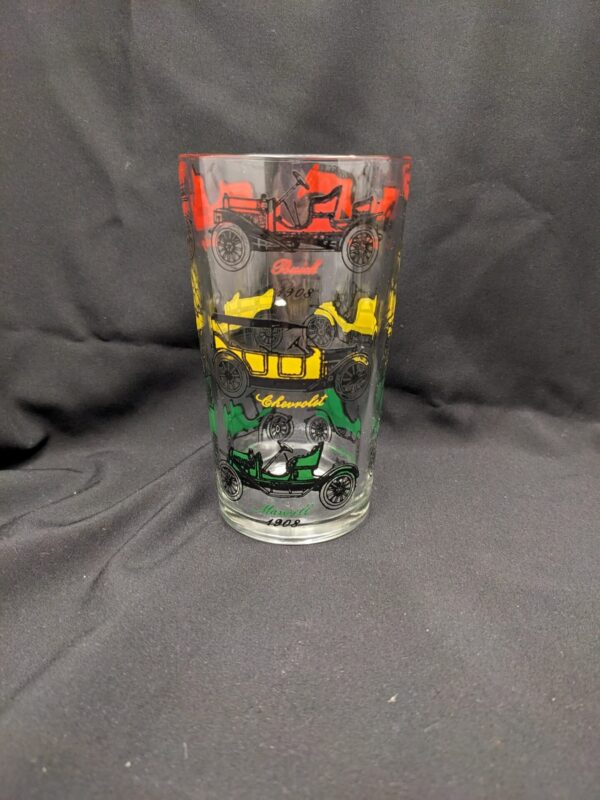 Jeanette Glass Antique Car Tumbler Set (4x10oz)