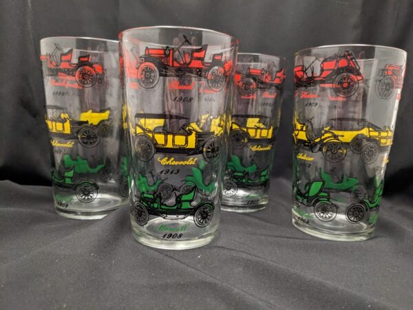 Jeanette Antique Car Tumblers (Set of 4) - 10 oz