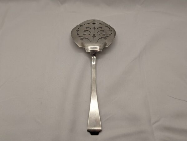 Vintage Gorham sterling silver pierced server, 8.25 long, no monogram