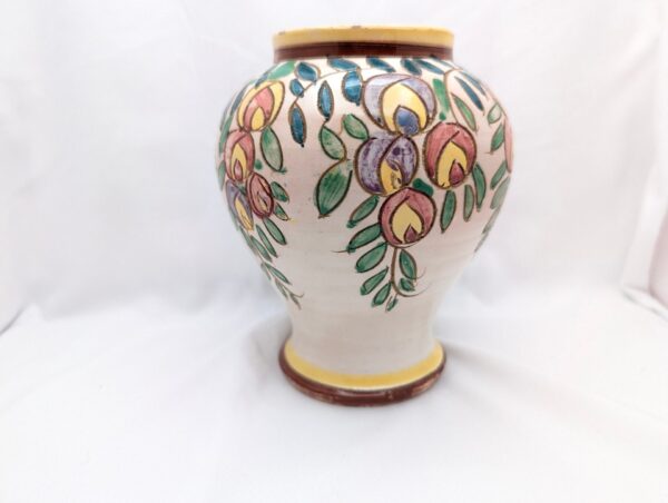 Italian Sgraffito Handpainted Vase