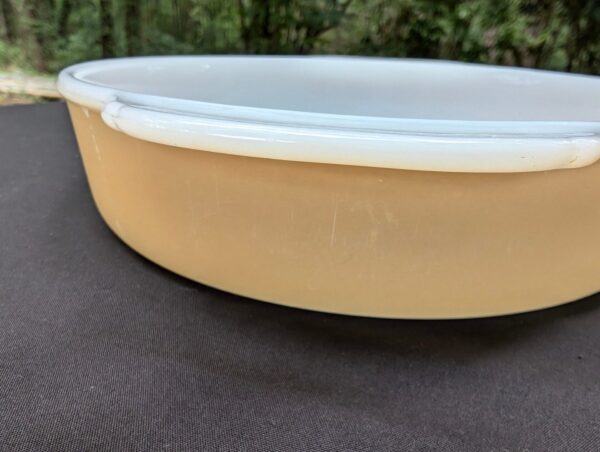 Fire King Peach Luster 8 Casserole Cake Dish