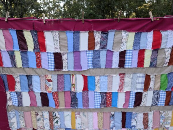 Unfinished Patchwork Quilt Top (72 W x 88 L)