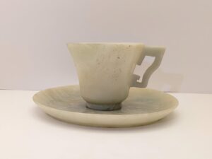 Antique Chinese Jade Demitasse Set